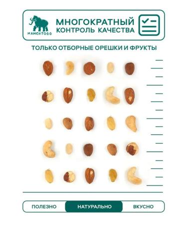 Mamontoff Mixture of nuts 200 grams - Buy Online on GoSupps.com