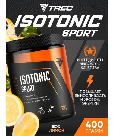 Trec Nutrition Isotonic electrolytes for restoration lemon 400g