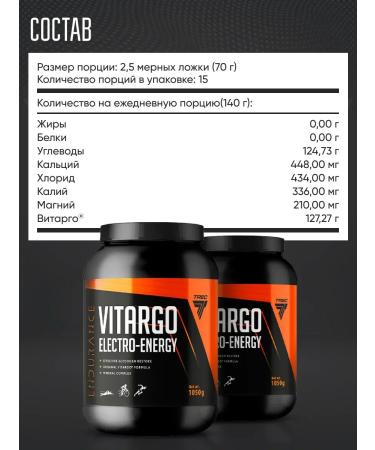 Trec Nutrition Isotonic Vitargo Electro Energy Lemon 15 Portations - Buy Online on GoSupps.com