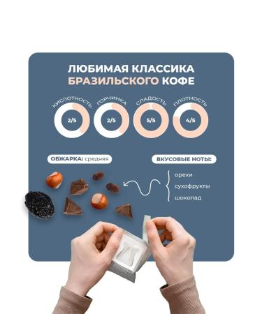 Coffee arrow Drip coffee ground arabica 100% Brazil Fensy 50 pcs x 10 g - Buy Online on GoSupps.com