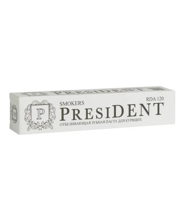 PRESIDENT Smokers toothpaste for smokers (RDA 120) 75g - Buy Online on GoSupps.com