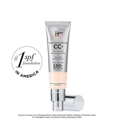 It Cosmetics CC+ Cream Coverance Foundation SPF 50+ (shade Fair Beige)