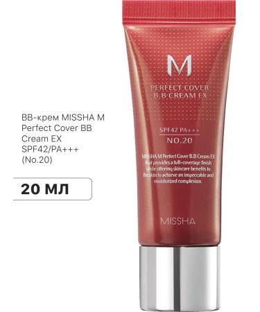 MISSHA BB-core M Perfect Cover BB Cream EX SPF42 PA +++ No.20
