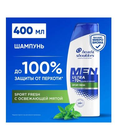 Head&shoulders Hair shampoo men's Men Ultra Sports Fr - Buy Online on GoSupps.com