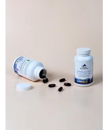 Nordic SunShine Omega -3 6 9 Flaxed 100 fish oil capsules - Buy Online on GoSupps.com