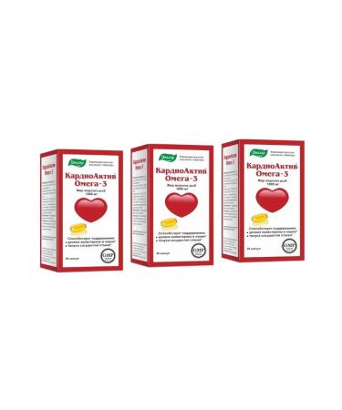 Evalar Omega-3 cardioactive 30 capsules 3 pcs