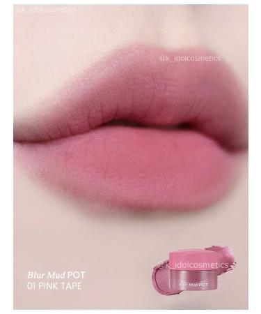 Twinkle Pop Blur Mud Pot Velvet Lipstick Blush (shade #01 Pink Tape) - Buy Online on GoSupps.com