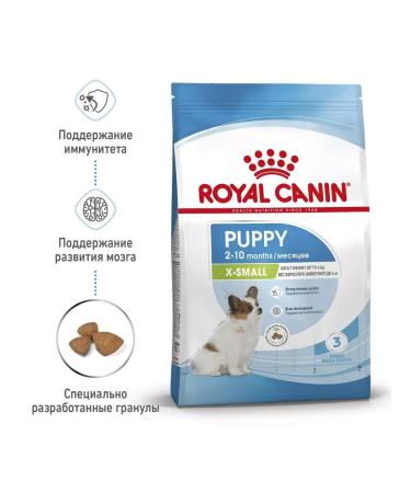 ROYAL CANIN Dry Feed X-Small Puppy for small puppies 2-10 months 1.5 kg - Buy Online on GoSupps.com