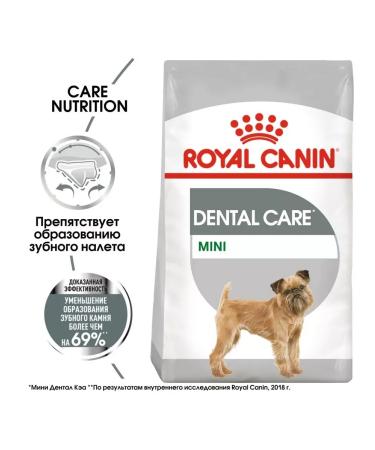 ROYAL CANIN Dry feed for small dogs mini dental car 1 kg - Buy Online on GoSupps.com