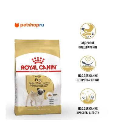 ROYAL CANIN Dry food pug adult for pugs from 10 months 1.5 kg