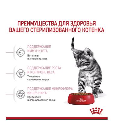 ROYAL CANIN Feed for sterilized kittens Kitten Sterilized 3.5 kg - Buy Online on GoSupps.com