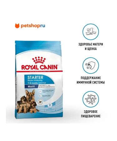 ROYAL CANIN Dry food for large puppies up to 2 months Maxi Starter 4 kg