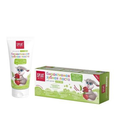 SPLAT Toothpaste children's kids strawberries cherry 2-6 years old 6