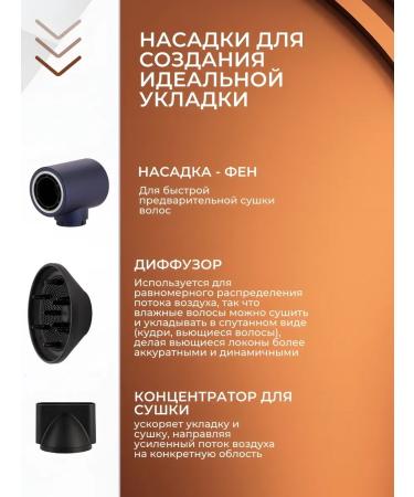 Hair Dryers Beauty Professional hair hair dryer with nozzles - Buy Online on GoSupps.com