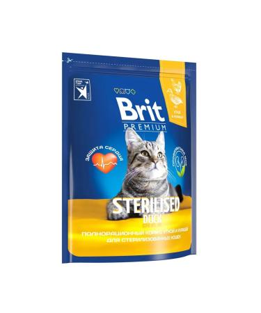 Brit Feed for sterilized adult cats duck-smoke 2k