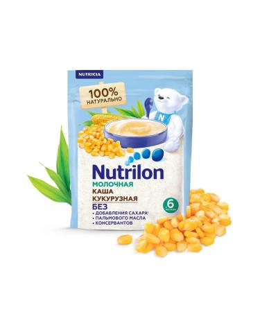 Nutrilon Porridge corn milk from 6 months 200g - Buy Online on GoSupps.com