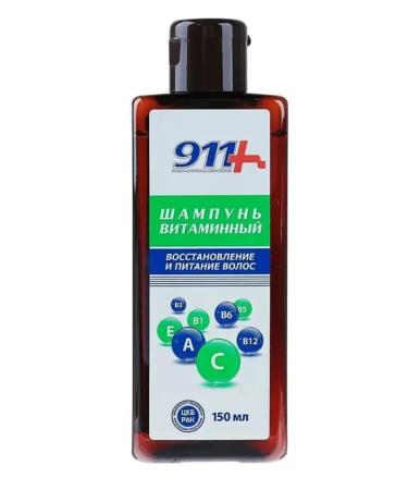 Home first aid kit 911 911 Shampoo vitamin recovery and nutrition 150 ml - Buy Online on GoSupps.com