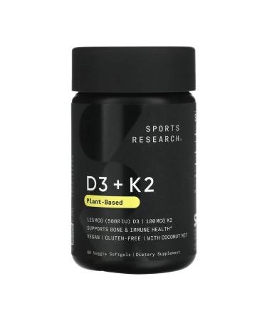 Vitamin d3+k2 60 capsules