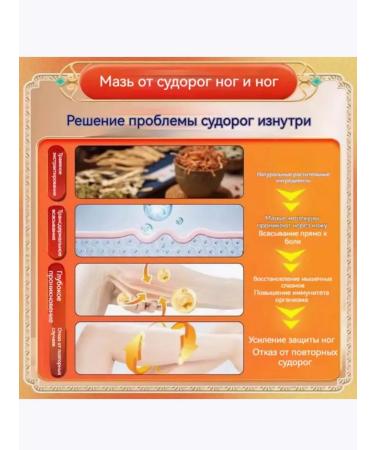 Ointment for the quick treatment of muscle seizures of the arms and legs - Buy Online on GoSupps.com