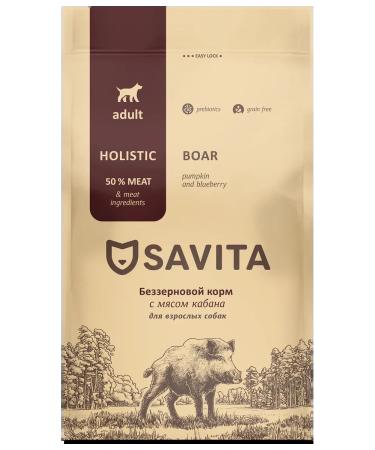 SAVITA Dry food for dogs with boar meat 400g - Buy Online on GoSupps.com