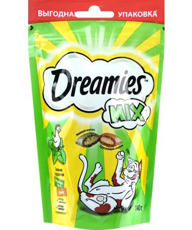 DREAMIES A treat for adult cats with mint and chicken 140