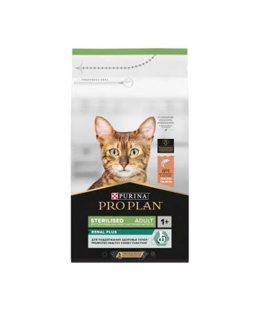Purina Pro Plan Renal plus sterilized cats with salmon 10 kg - Buy Online on GoSupps.com