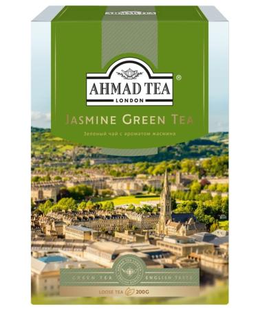 Ahmad Tea Green tea with leaf jasmine 200 g - Buy Online on GoSupps.com