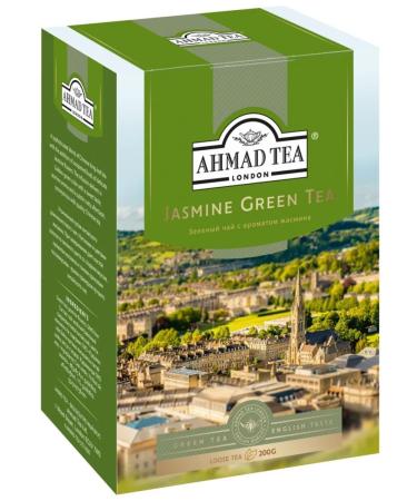 Ahmad Tea Green tea with leaf jasmine 200 g - Buy Online on GoSupps.com