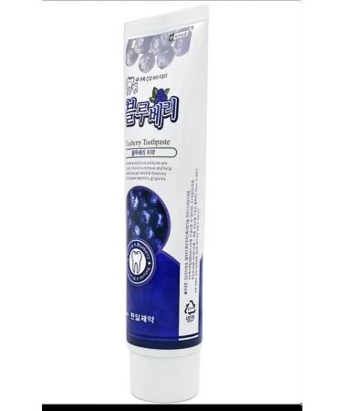 Korea toothpaste with blueberry extract 'Blueberry' 180ml - Buy Online on GoSupps.com