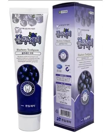 Korea toothpaste with blueberry extract 'Blueberry' 180ml - Buy Online on GoSupps.com
