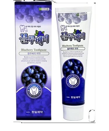 Korea toothpaste with blueberry extract 'Blueberry' 180ml - Buy Online on GoSupps.com