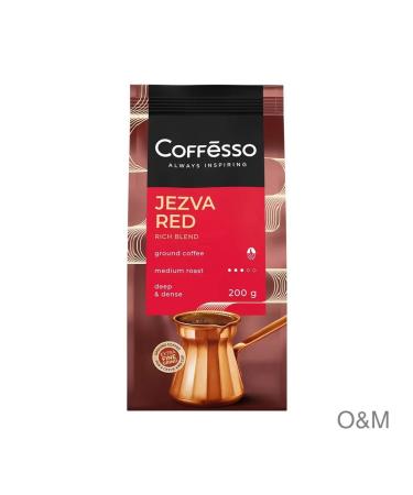 Ground Coffee Coffesso Jezva Red 200g 5pcs