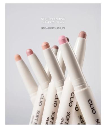 Clio Soft Blending Shadow Stick M203 Mellow Woody - Soft shadow stick with a brush - Buy Online on GoSupps.com