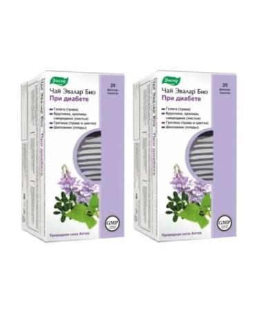 Evalar Bio tea for diabetes 2 units