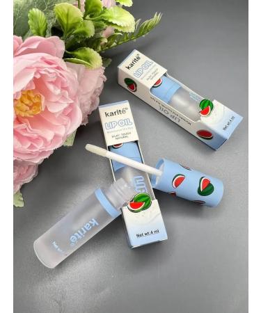 Cosmetics set Moisturizing lip gloss with collagen and watermelon extract