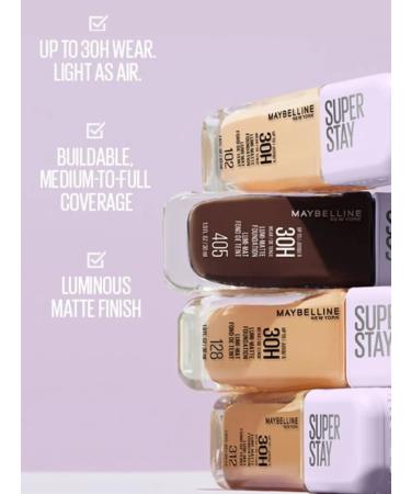 Maybelline New York MAYBELLINE Super Stay Lumi-Matte Foundation No. 129 - Buy Online on GoSupps.com