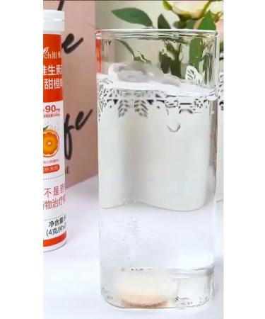 Greenleaf Eco Vitamin C The sparkle with an orange taste 490 mg 20 pcs - Buy Online on GoSupps.com