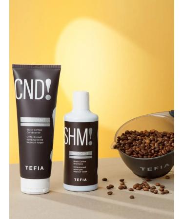 TEFIA Tinted shampoo black coffee without SLS MyPoint Color Care - Buy Online on GoSupps.com
