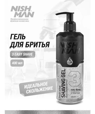 NISHMAN Shaving gel 3 Easy Shave Shaving Gel 400 ml
