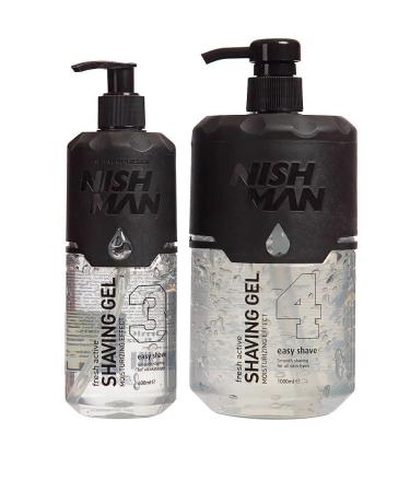 NISHMAN Shaving gel 3 Easy Shave Shaving Gel 400 ml - Buy Online on GoSupps.com