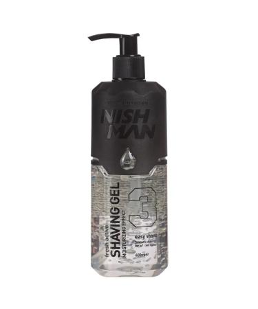 NISHMAN Shaving gel 3 Easy Shave Shaving Gel 400 ml - Buy Online on GoSupps.com