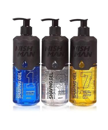 NISHMAN Shaving gel 3 Easy Shave Shaving Gel 400 ml - Buy Online on GoSupps.com