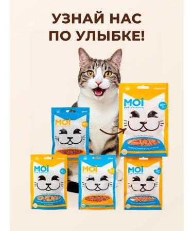 MOI Cat a treat mini-chicken mini chicken 50g x 2 pcs - Buy Online on GoSupps.com