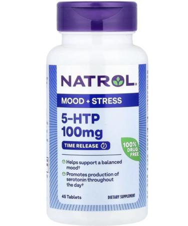 Natrol 5-HTP TR TRIPTOPHAN 100 mg 45 tablets