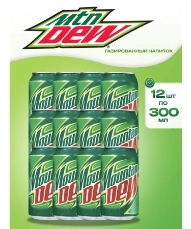 Premium Drinks Shipped drink Mountain Dew 12pc x 300ml