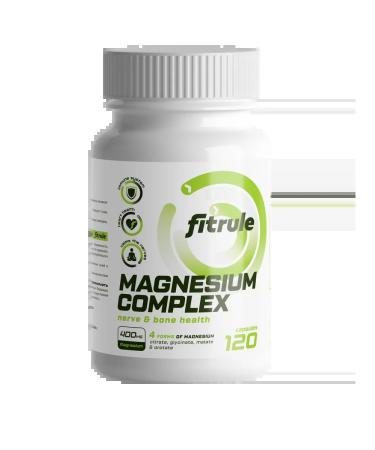 Fitrule Nutrition Fitrule Magnesium Elementary 400 mg 120 capsules - Buy Online on GoSupps.com