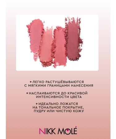 NIKK MOLE Blush for face No. 109 impressive - Buy Online on GoSupps.com