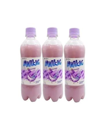 Gasized drink milkis grapes 3 pcs 500 ml