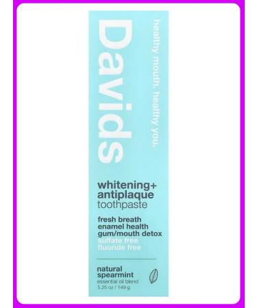 David's Toothpaste Whitening toothpaste 149g - Buy Online on GoSupps.com