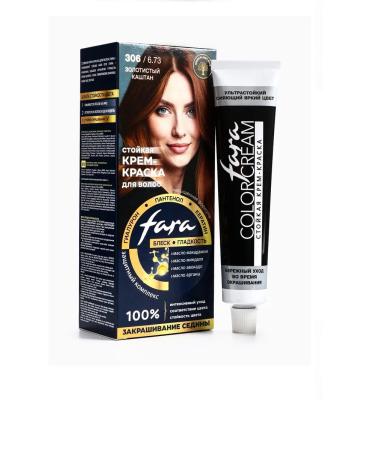 FARA Hair dye NC TOMS 306 6.73 - golden chestnut x 6pcs